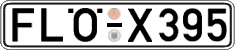 German license plate, Regular plates