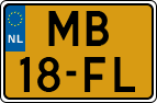 License plate of the Netherlands, Motorcycles