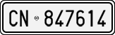 License plate of Italy, Cars (1927 year series)