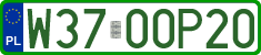 License plates of Poland, Professional plates