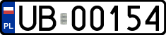 License plates of Poland, Military