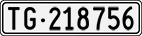 License plate of Switzerland, Cars