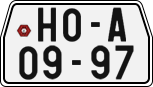 License plate of the Czech Republic, Motorcycles (1960)