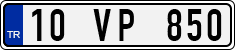 License plate of Turkey, Regular plates