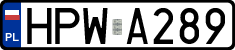 License plates of Poland, Authorities