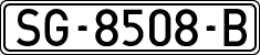 License plates of Spain, 1971 year series