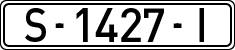 License plates of Spain, 1971 year series
