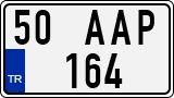 License plate of Turkey, Regular plates