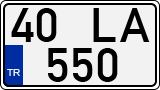 License plate of Turkey, Regular plates