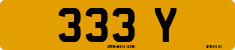 License plate of the United Kingdom, 1932 year system