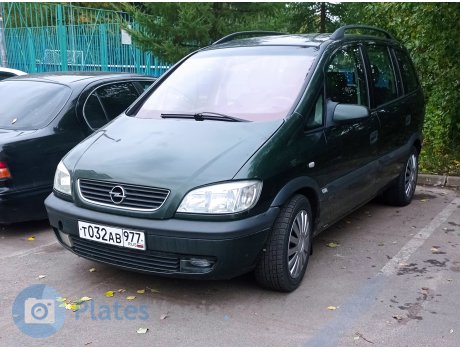 т032ав977, Opel Zafira