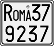 License plate of Italy, Motorcycles (1927 year series)
