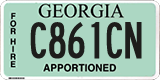 Georgia, Apportioned