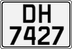 License plate of Norway, Trailers, motorcycles, special vehicles