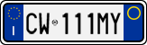 License plate of Italy, Cars (1994 year series)