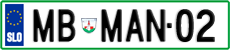 License plate of Slovenia, Vanity Plates