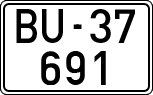 License plates of Spain, 1900 year series