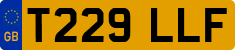 License plate of the United Kingdom, 1983 year system