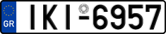 License plate of Greece, Cars