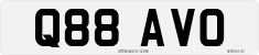 License plate of the United Kingdom, 1983 year system