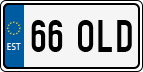 License plate of Estonia, Regular car plates (US-size)