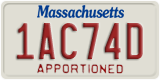Massachusetts, Apportioned