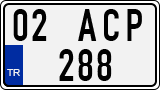 License plate of Turkey, Regular plates