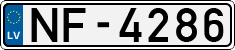 License plate of Latvia, Regular car plates