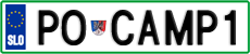 License plate of Slovenia, Vanity Plates