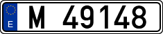 License plates of Spain, 1900 year series
