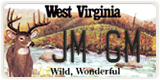 West Virginia, Vanity Plates
