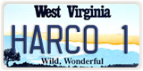 West Virginia, Vanity Plates