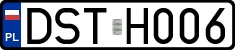 License plates of Poland, Regular car plates