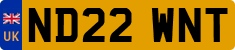 License plate of the United Kingdom, 2001 year system