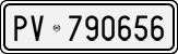 License plate of Italy, Cars (1927 year series)