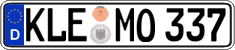 German license plate, Regular plates
