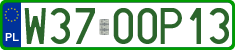 License plates of Poland, Professional plates