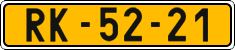 License plate of the Czech Republic, Commercial vehicles (1960)
