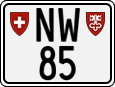 License plate of Switzerland, Motorcycles