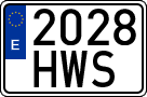 License plates of Spain, Ordinary (2000)