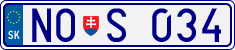 License plate of Slovakia, Sportcars