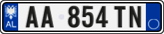 License plate of Albania, Cars (2011)