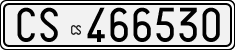 License plate of Italy, Cars (1927 year series)