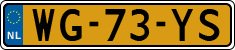 License plate of the Netherlands, Trailers
