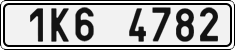 License plate of the Czech Republic, Cars (2001)