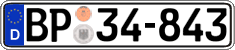 German license plate, Authorities and federal agencies