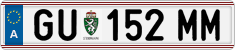 License plate of Austria, Regular plates