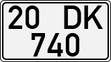 License plate of Turkey, Regular plates