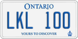 Ontario, Vanity Plates