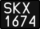 License plates of Poland, 1976 year system